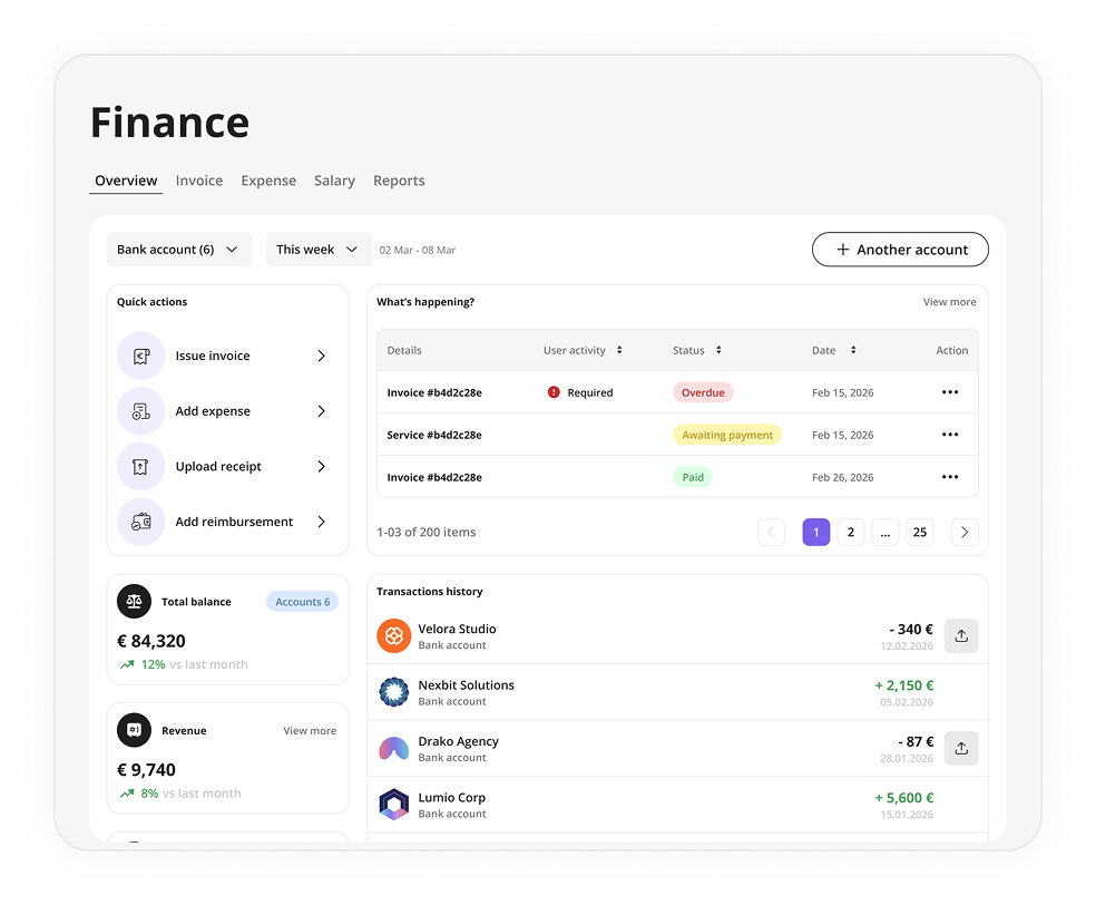 See exactly where your money is going